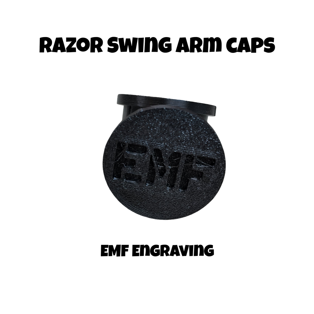 Razor Swing Arm Caps — Electric Moto Family -EMF